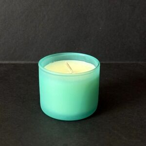 New Bath & Body Works Turquoise Waters Mini 2" Votive Candle Glass Jar 1.3 oz